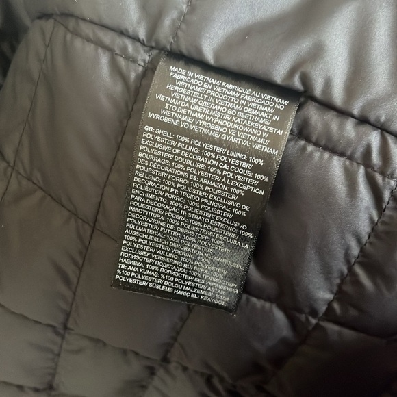 Brand New The North Face Thermoball Eco Down Insulated Black Zippered Jacket - Picture 13 of 15